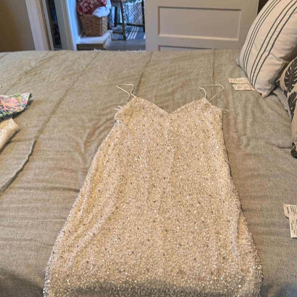 Elegant Sequin Slip Dress